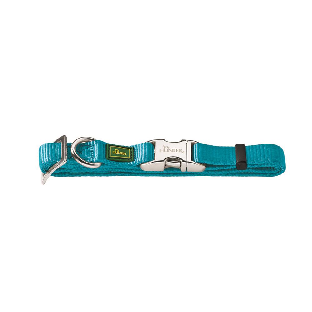 Nylon Vario Basic Alu-Strong Dog Collar green blue