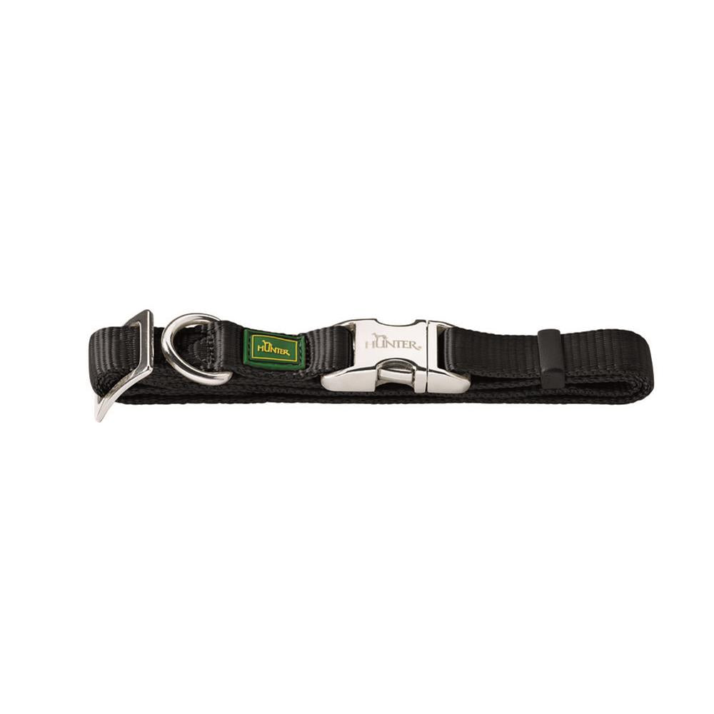 Nylon Vario Basic Alu-Strong Dog Collar black