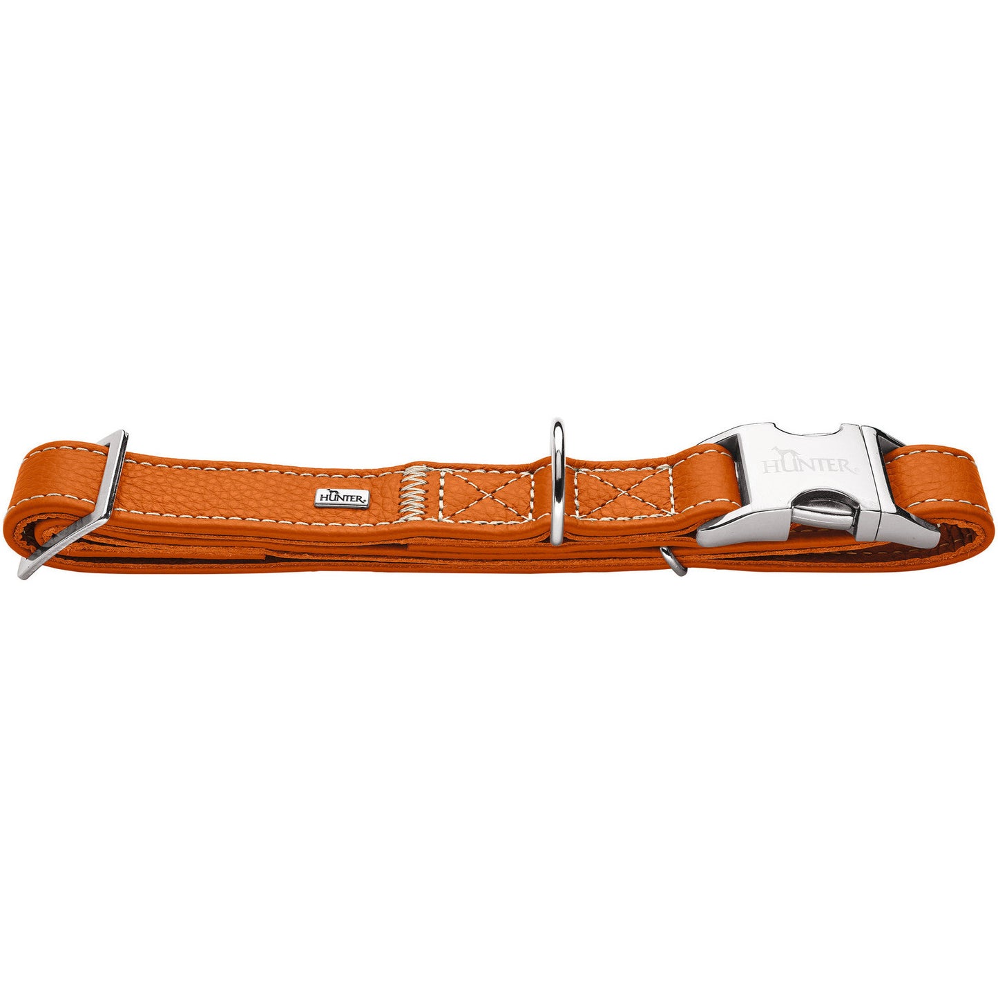 Cannes Leather Alu-Strong Dog Collar