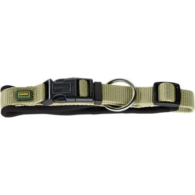 Nylon Neoprene Dog Collar Vario Plus green 2