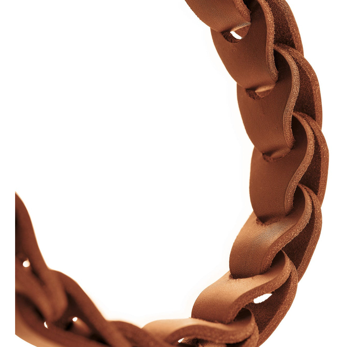 Leather Collar Solid Education Chain