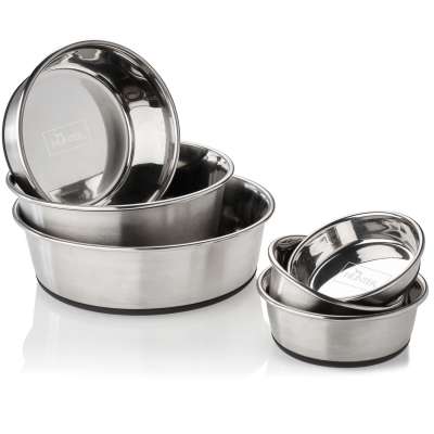 Feeding and Water Bowl Stainless Steel