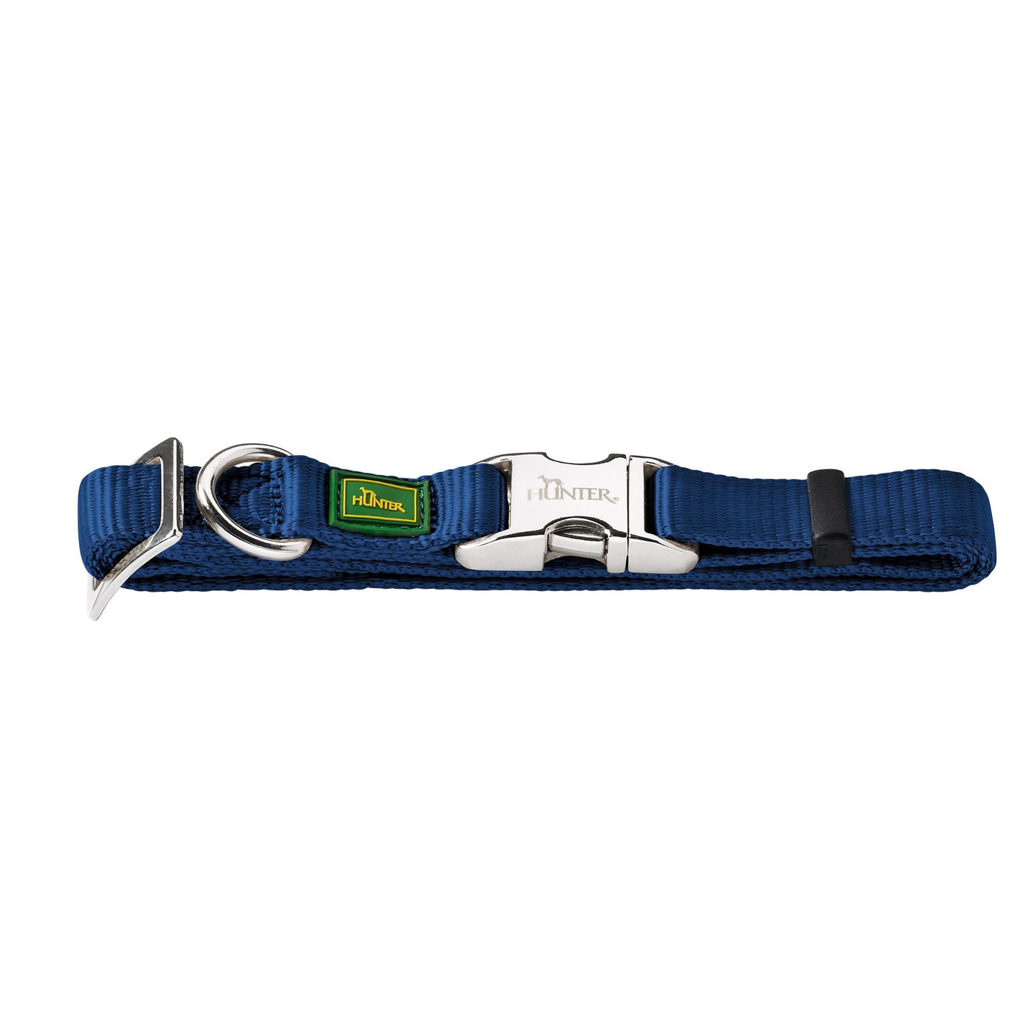 Nylon Vario Basic Alu-Strong Dog Collar blue