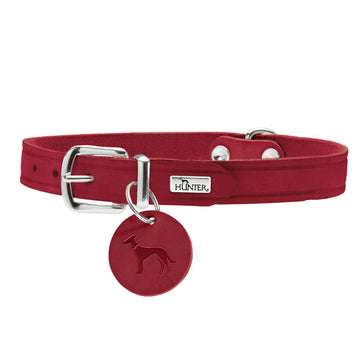 Dog collar Hunter Basic Thread Red 12 (33-50 cm) main image 1