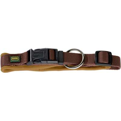 Nylon Neoprene Dog Collar Vario Plus brown 3