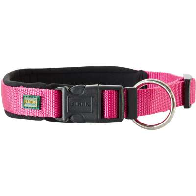 Nylon Neoprene Dog Collar Vario Plus pink