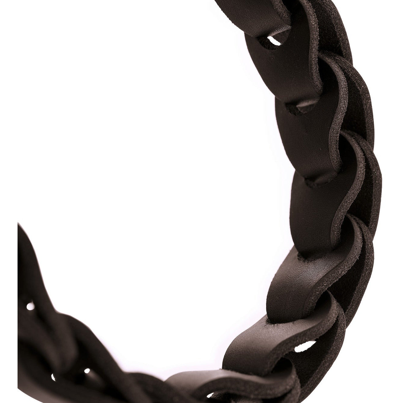 Leather Collar Solid Education Chain