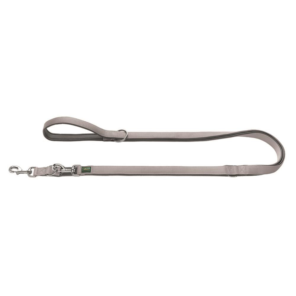 Nylon Neoprene Dog Training Leash grey