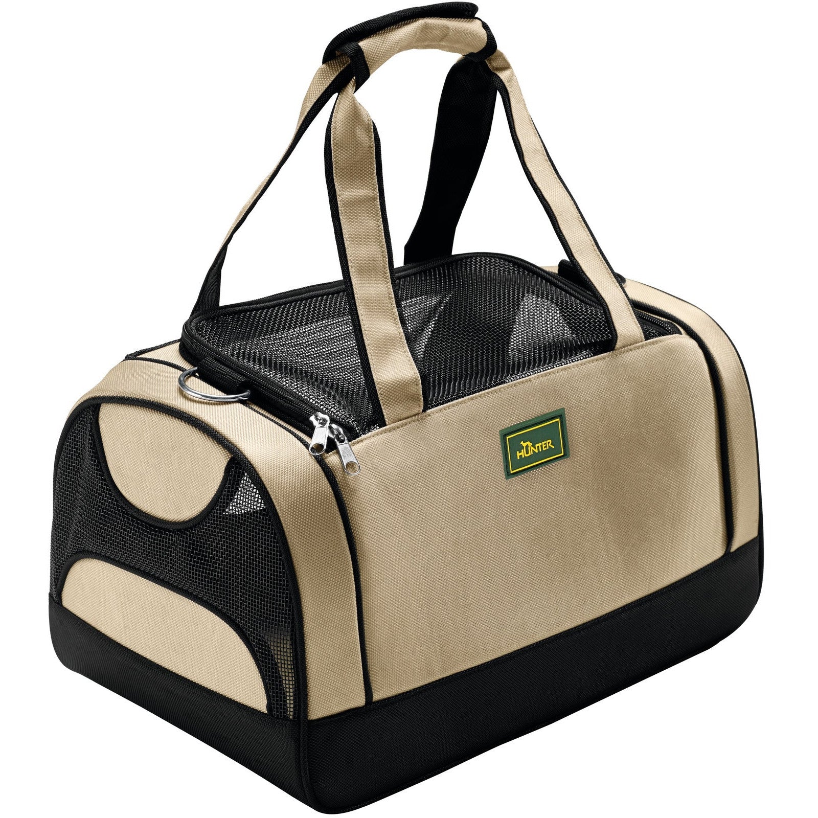 Hunter - Black/White medium leather handbag and backpack – X NIHILO